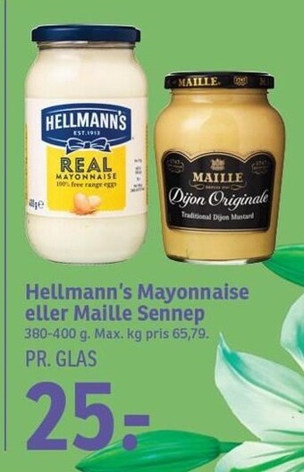 Hellmann's mayonnaise eller maille sennep