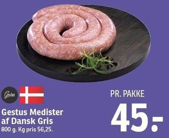 SPAR Gestus medister af dansk gris tilbud