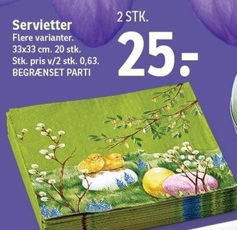 SPAR Servietter tilbud