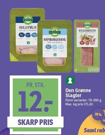 SPAR Den grønne slagter tilbud