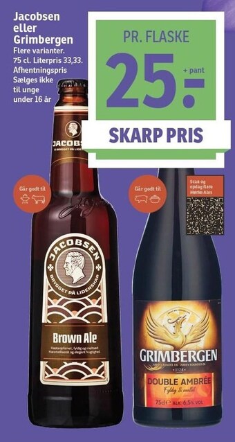 SPAR Jacobsen eller grimbergen tilbud
