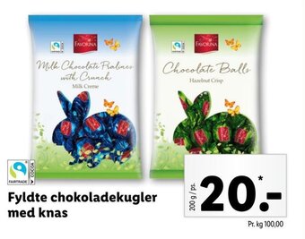 Fyldte Chokoladekugler Med Knas