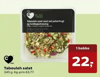 Kvickly Tabouleh salat tilbud