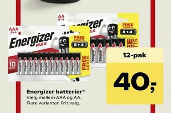 Kvickly Energizer batterier tilbud
