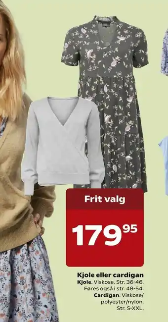 Kjole eller cardigan