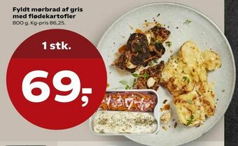 Kvickly Fyldt mørbrad af gris med flødekartofler tilbud