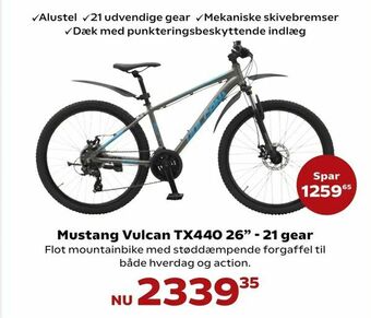 Kvickly Mustang Vulcan TX440 26" - 21 gear tilbud