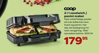Kvickly 2 i 1 sandwich / panini maker tilbud