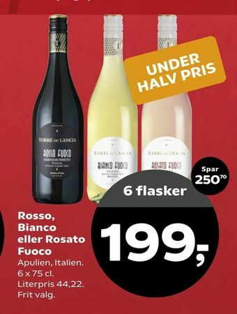 Kvickly Rosso, Bianco eller Rosato Fuoco tilbud