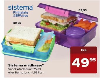 Kvickly Sistema madkasse tilbud