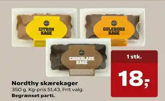 Kvickly Nordthy skærekager tilbud