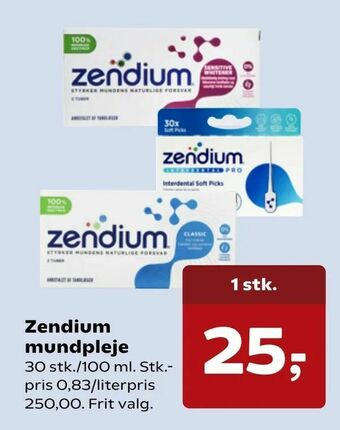 Kvickly Zendium mundpleje tilbud