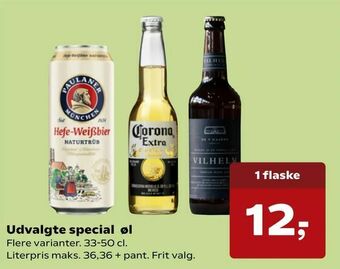 SuperBrugsen Udvalgte special øl tilbud