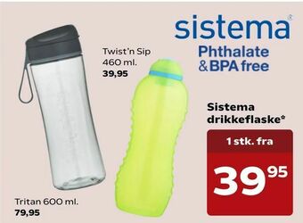Sistema drikkeflaske