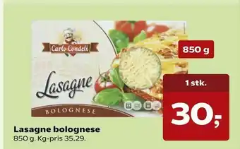 SuperBrugsen Lasagne bolognese tilbud