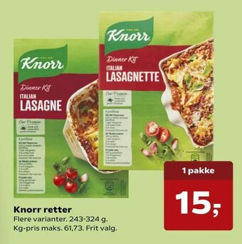SuperBrugsen Knorr retter tilbud