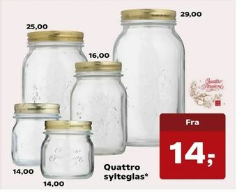 SuperBrugsen Quattro sylteglas tilbud
