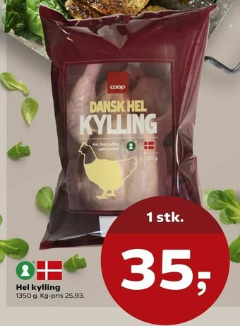 SuperBrugsen Hel kylling tilbud
