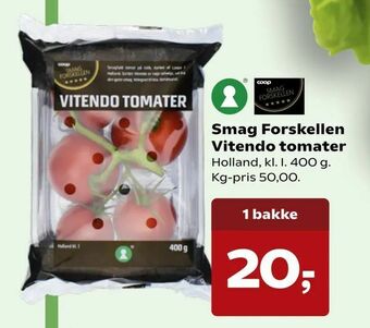 SuperBrugsen Smag Forskellen Vitendo tomater tilbud