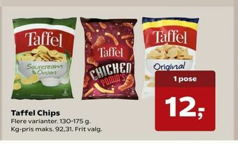 SuperBrugsen Taffel Chips tilbud