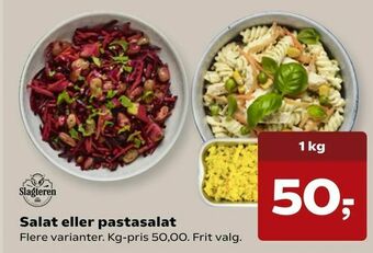 SuperBrugsen Salat eller pastasalat tilbud