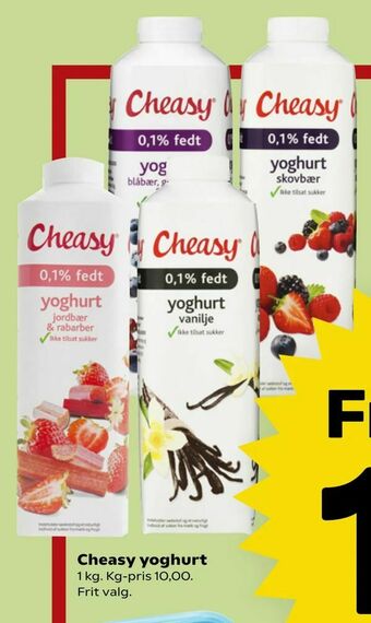 SuperBrugsen Cheasy yoghurt tilbud