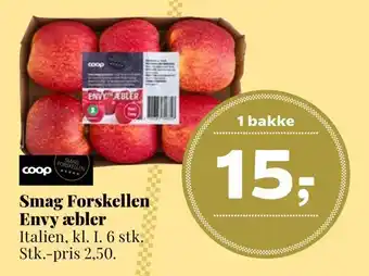 Dagli'Brugsen Smag forskellen envy æbler tilbud