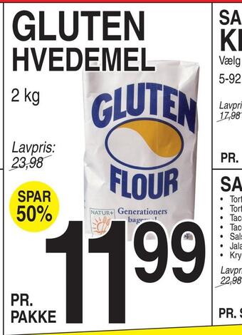 ABC Lavpris Gluten hvedemel tilbud