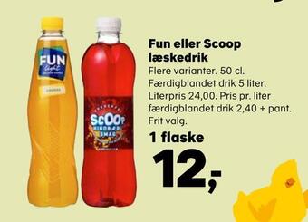 Fun eller scoop læskedrik