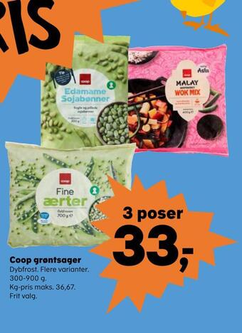Kvickly Coop grøntsager tilbud
