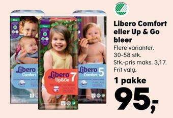 Kvickly Libero comfort eller up & go bleer tilbud