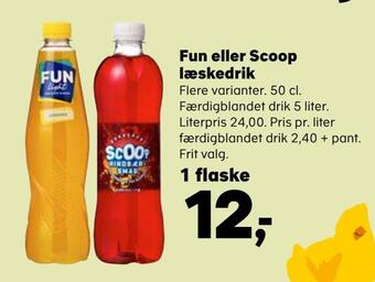 Fun eller scoop læskedrik
