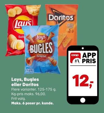 Lays, bugles eller doritos