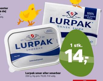 Lurpak smør eller smørbar