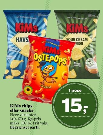 Kims chips eller snacks