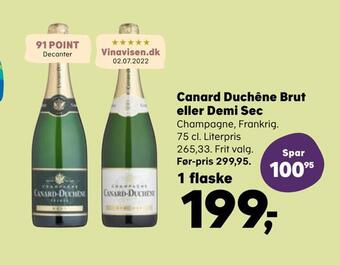 Canard duchêne brut eller demi sec