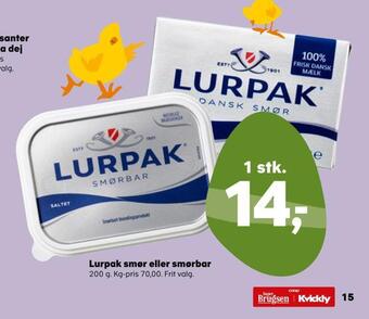 Lurpak smør eller smørbar