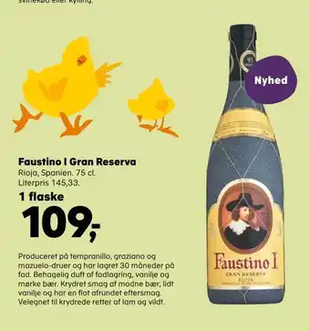 SuperBrugsen Faustino i gran reserva tilbud