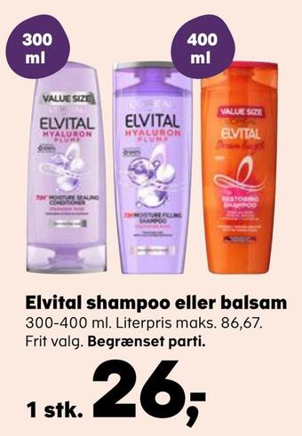 Elvital shampoo eller balsam