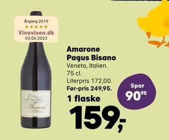 Kvickly Amarone pagus bisano tilbud