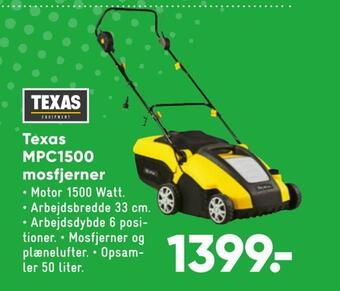 Bilka Texas mpc1500 mosfjerner tilbud