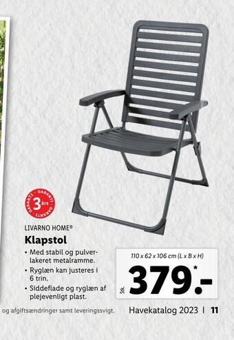 Klapstol
