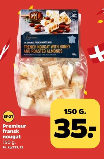 Netto Premieur fransk nougat tilbud
