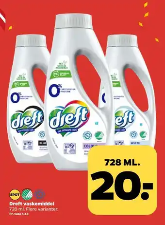 Netto Dreft vaskemiddel tilbud