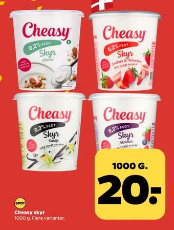 Netto Cheasy skyr tilbud