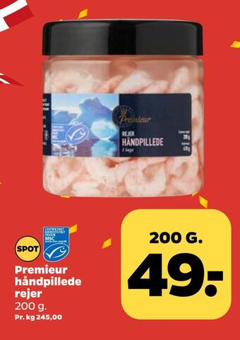 Netto Premieur håndpillede rejer tilbud