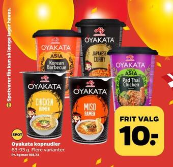 Netto Oyakata kopnudler tilbud