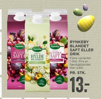 MENY Rynkeby blandet saft eller drik tilbud