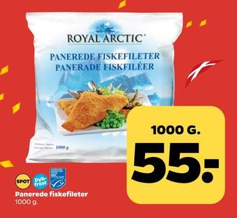 Netto Panerede fiskefileter tilbud