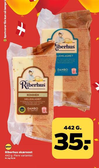 Netto Riberhus skæreost tilbud